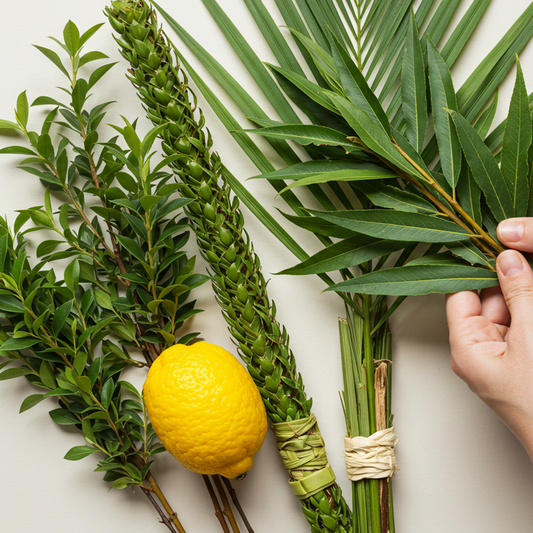 Fresh kosher-certified Hoshanot bundle for Hoshanah Rabbah, hand-selected and bundled for tradition and quality